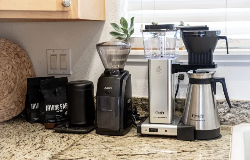 Filter coffee maker + grinder