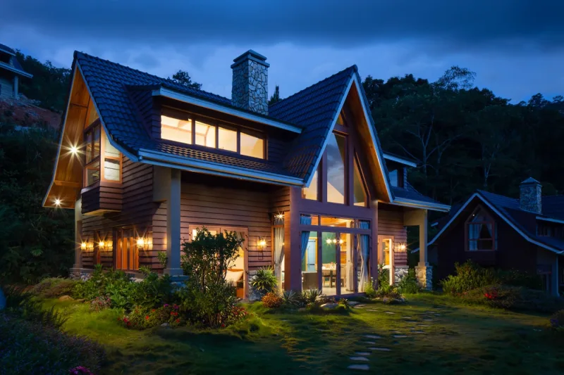 Detached home on full plot